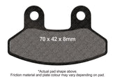 EBC Disc Brake Pads - SFA306
